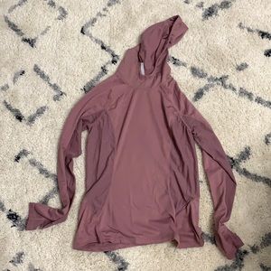 Mauve Fabletics lightweight hoodie